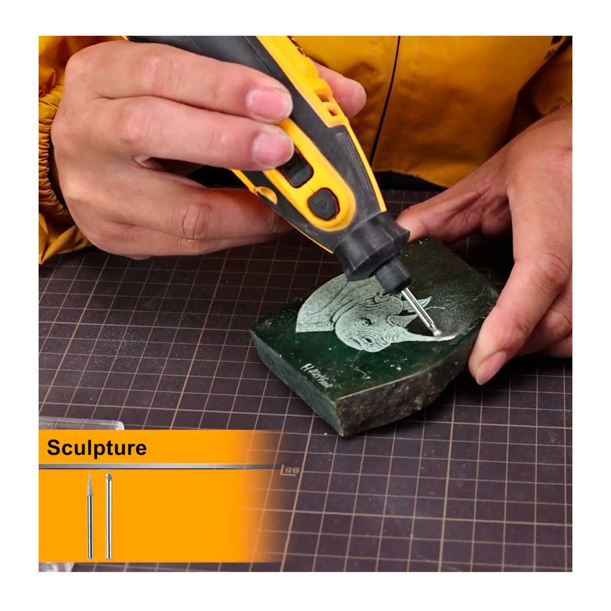 INGCO TOOLS - MINI GRINDER 130W TALADRO MULTIPROPÓSITO CORTADOR TORNO PRO