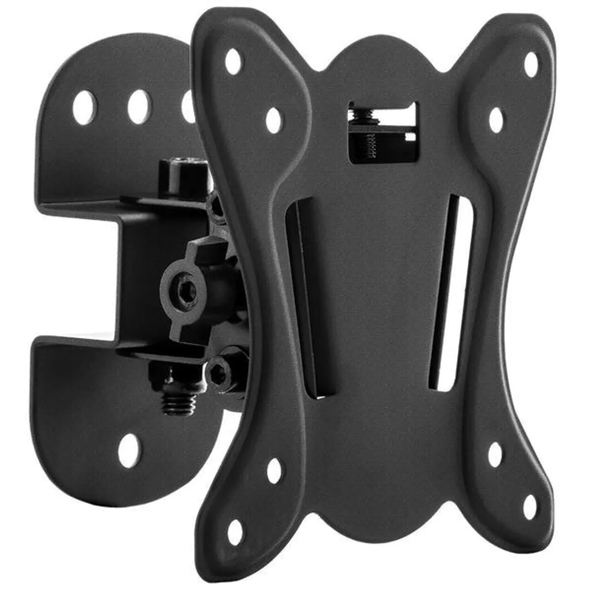 GENERICO - Rack Fijo Con Inclinación Para Monitor De 13 A 27 Pulg De Pared