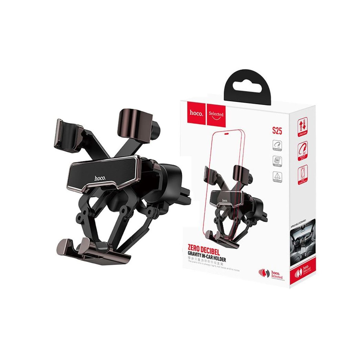 HOCO - Holder Soporte Hoco S25 de Gravedad para Auto