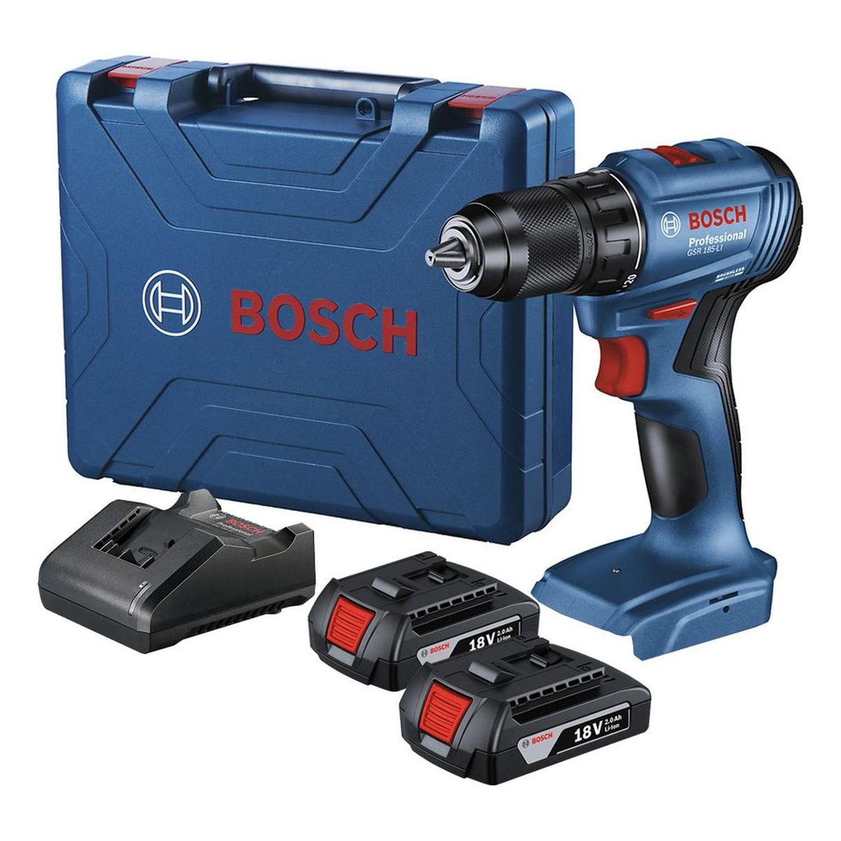 BOSCH - Taladro Atornillador 1/2" 18V Brushless 50 Nm 2 Bat 2.0 Ah Bosch