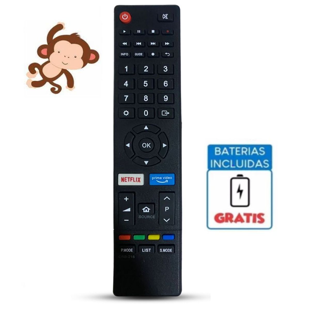 GENERICO - Control Remoto Generico  Tv Jvc Smart Tv Modelo Rm-c3354