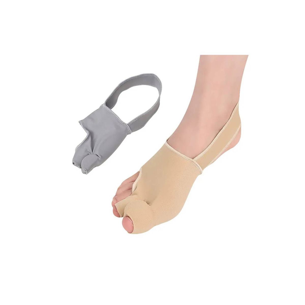GENERICO - Corrector Para Juanete Licra con Tirante Dedo Pie Hallux Valgus