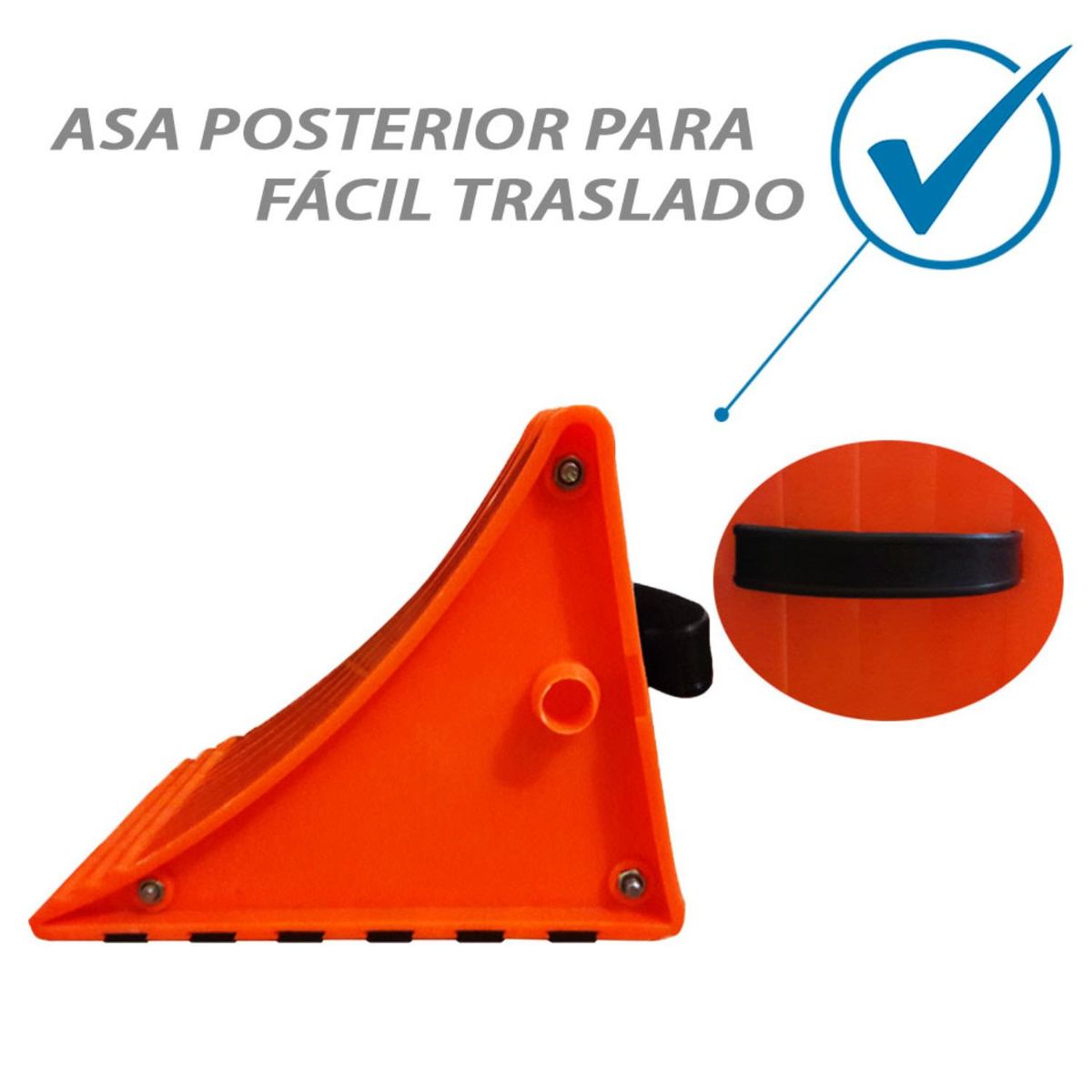 GENERICO - Taco De Auto y camioneta 2 Pzas De Poliuretano /cuña/bloqueo