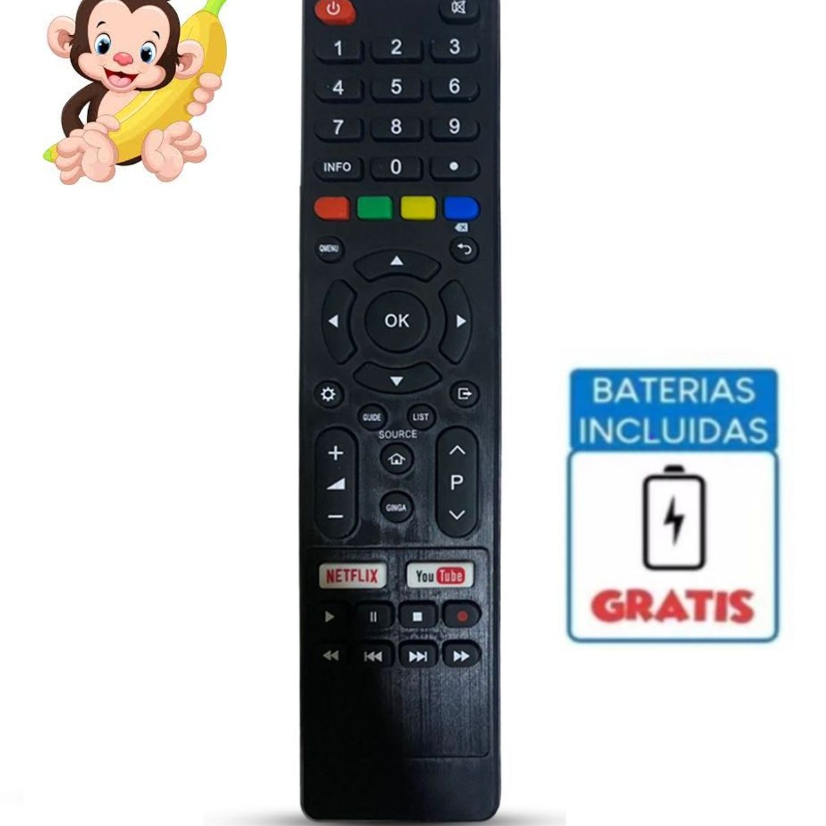 UNIVERSAL - Control Remoto Para Tv Jvc Smart