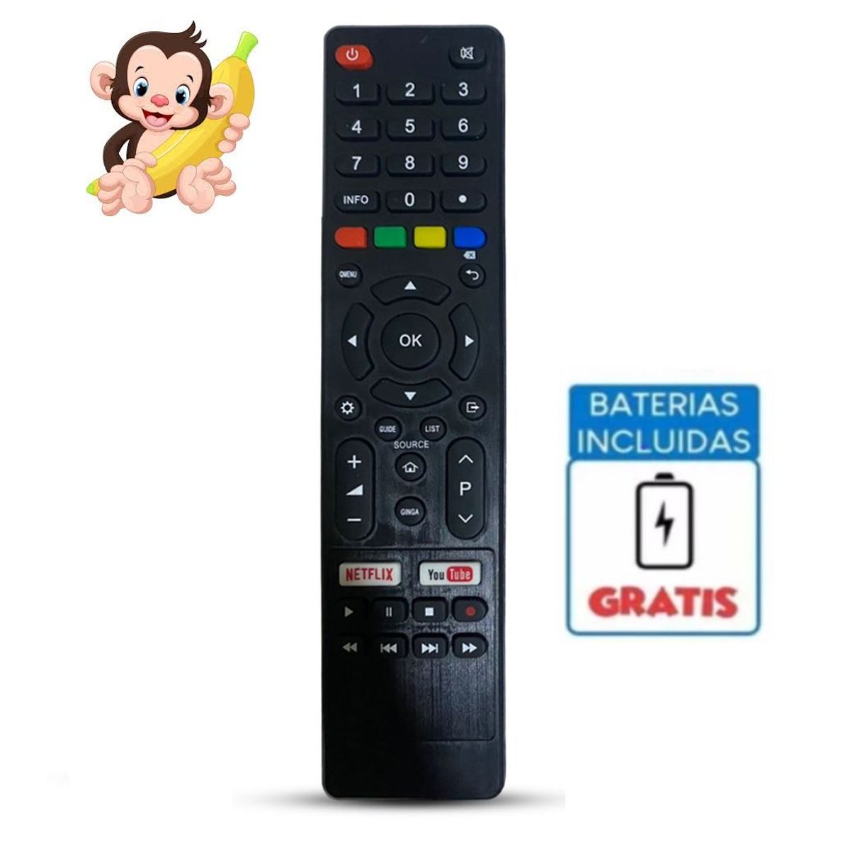 UNIVERSAL - Control Remoto Para Tv Jvc Smart