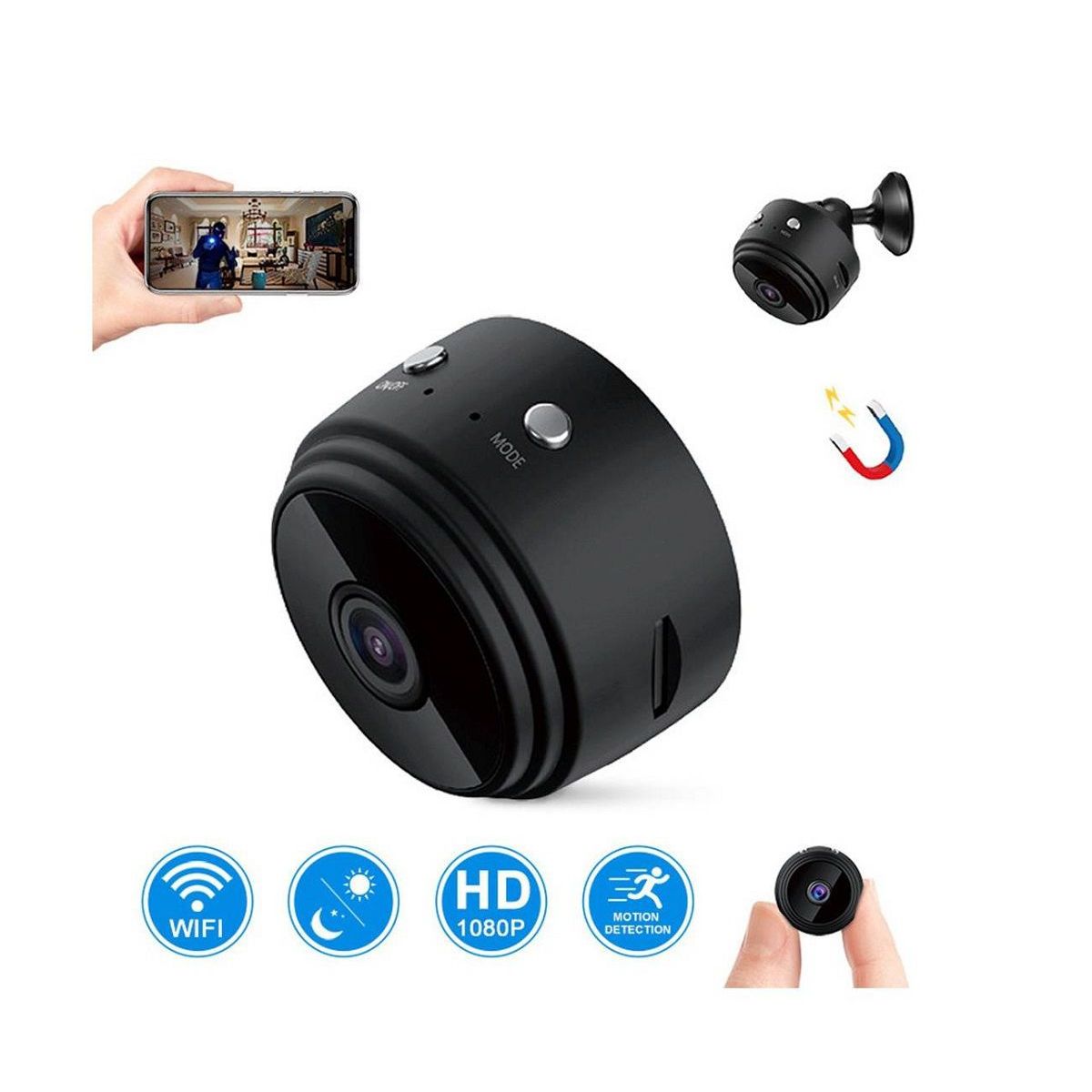 SEISA - Mini Cámara Espía 1080 Seisa IPC-NA9