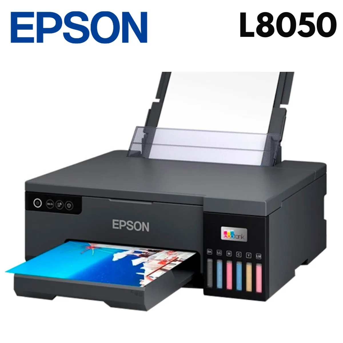 EPSON - Impresora Fotografica Epson L8050 A4 Wifi PVC CD 6 Tintas