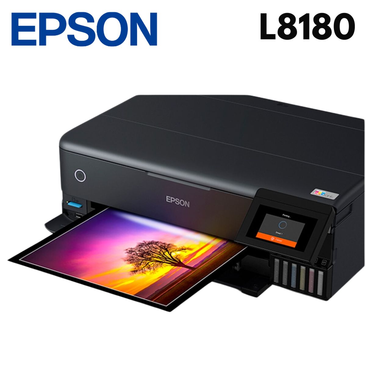 EPSON - Impresora Fotografica Multifuncional Epson L8180 A3 Wifi Inalambrico