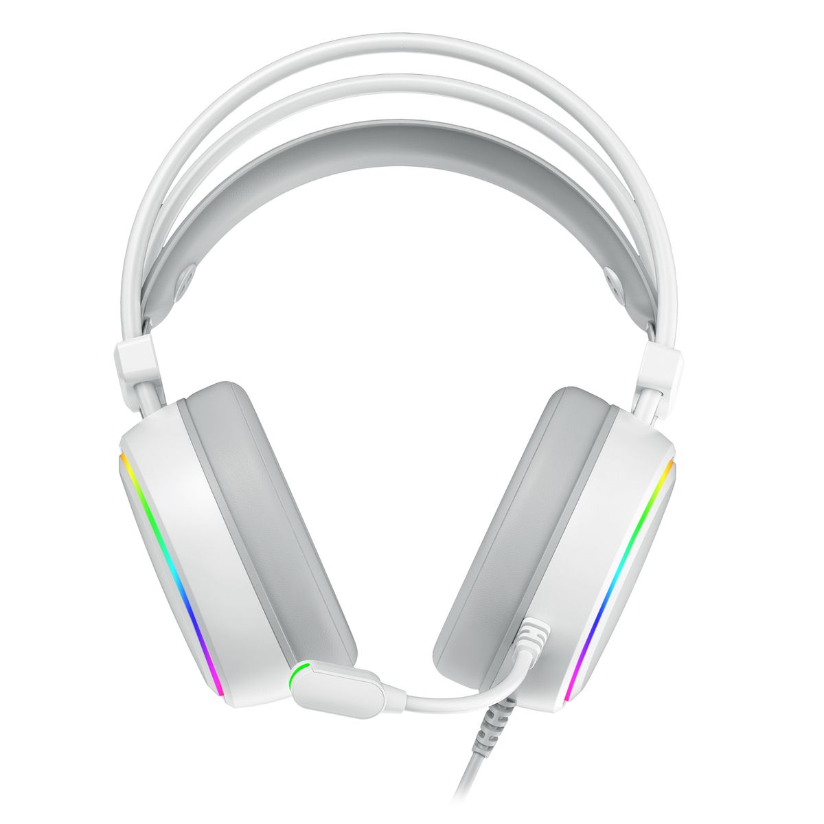 T DAGGER - Audifono T-DAGGER SONA RGB White Virtual 7.1 C/ Microfono USB