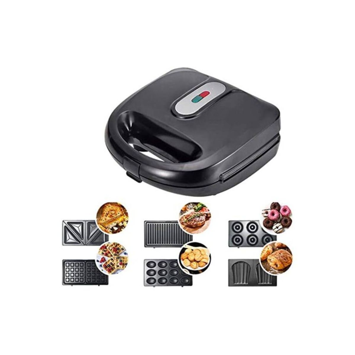 OEM - Waflera Sandwichera 6 en 1 RAF