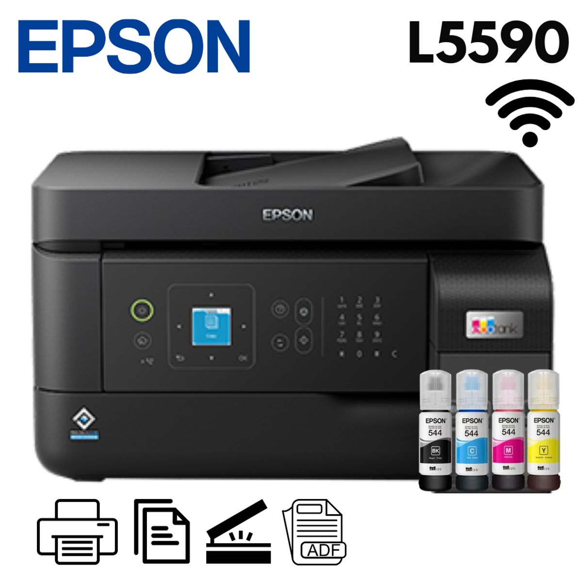 EPSON - Impresora Multifuncional Epson EcoTank L5590 ADF Wifi Ethernet