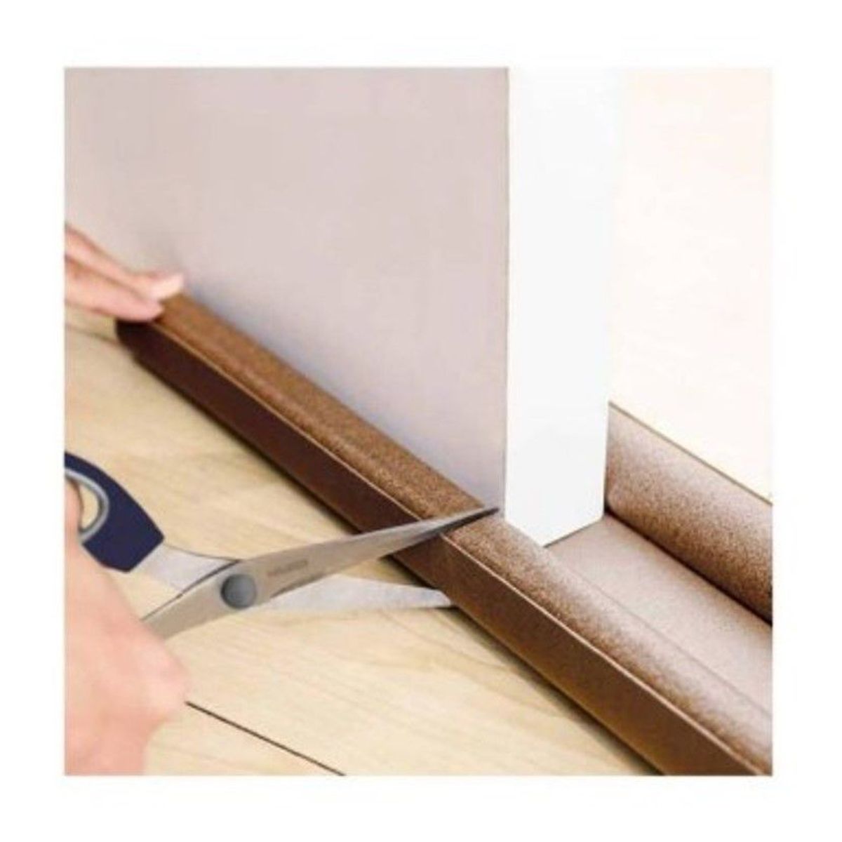 GENERICO - BURLETE PARA PUERTA FLEXIBLE BLOQUEADOR POLVO Y VIENTO.