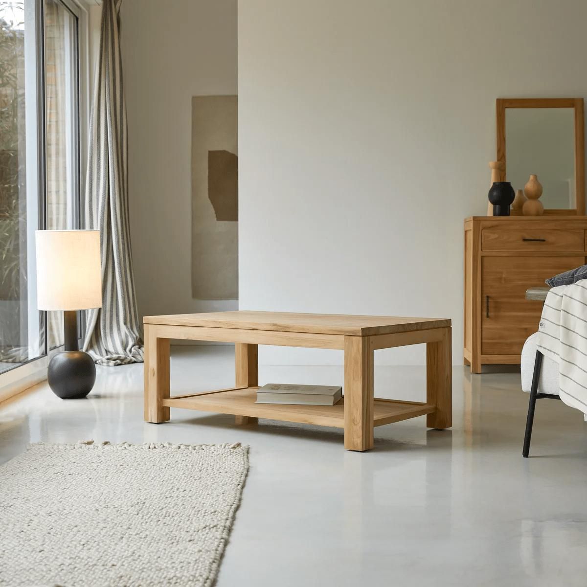 GENERICO - Mesa de Centro Evy Living Furniture Beige.
