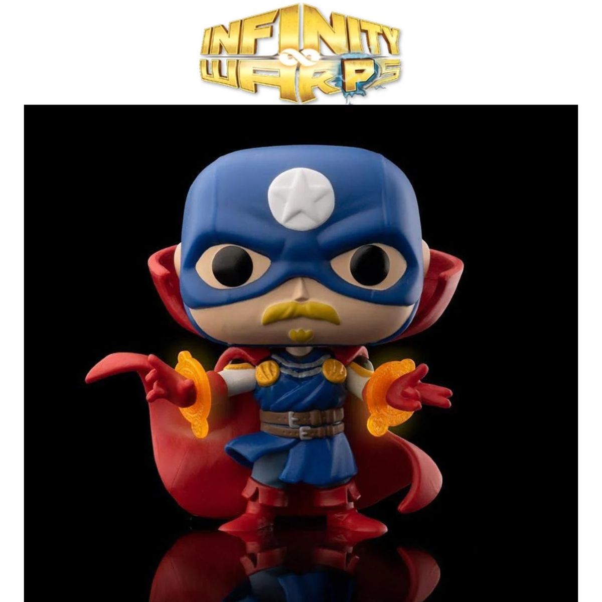 FUNKO - Funko Pop Soldier Supreme -Marvel Infinity Warps Amazon glow