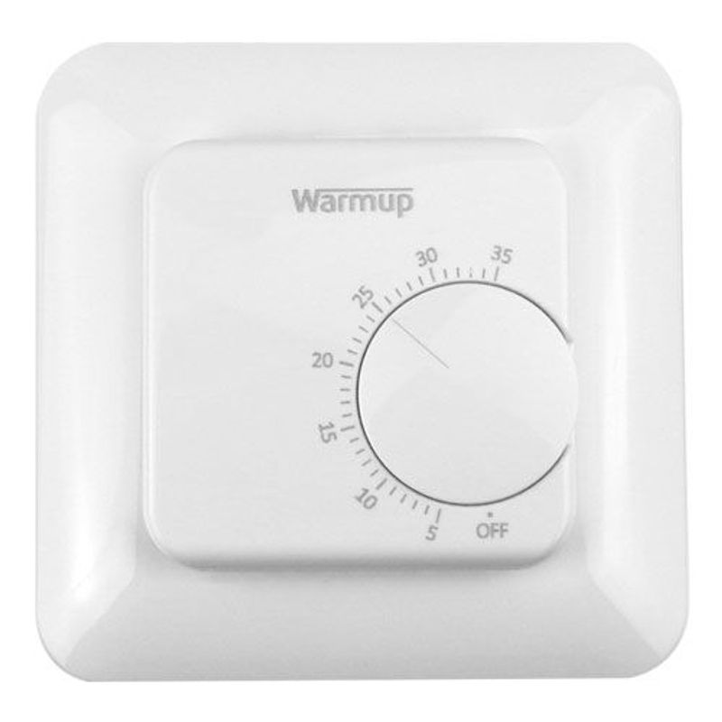 WARMUP - Termostato de Calefacción por Suelo Radiante Warmup  MSTAT - Blanco