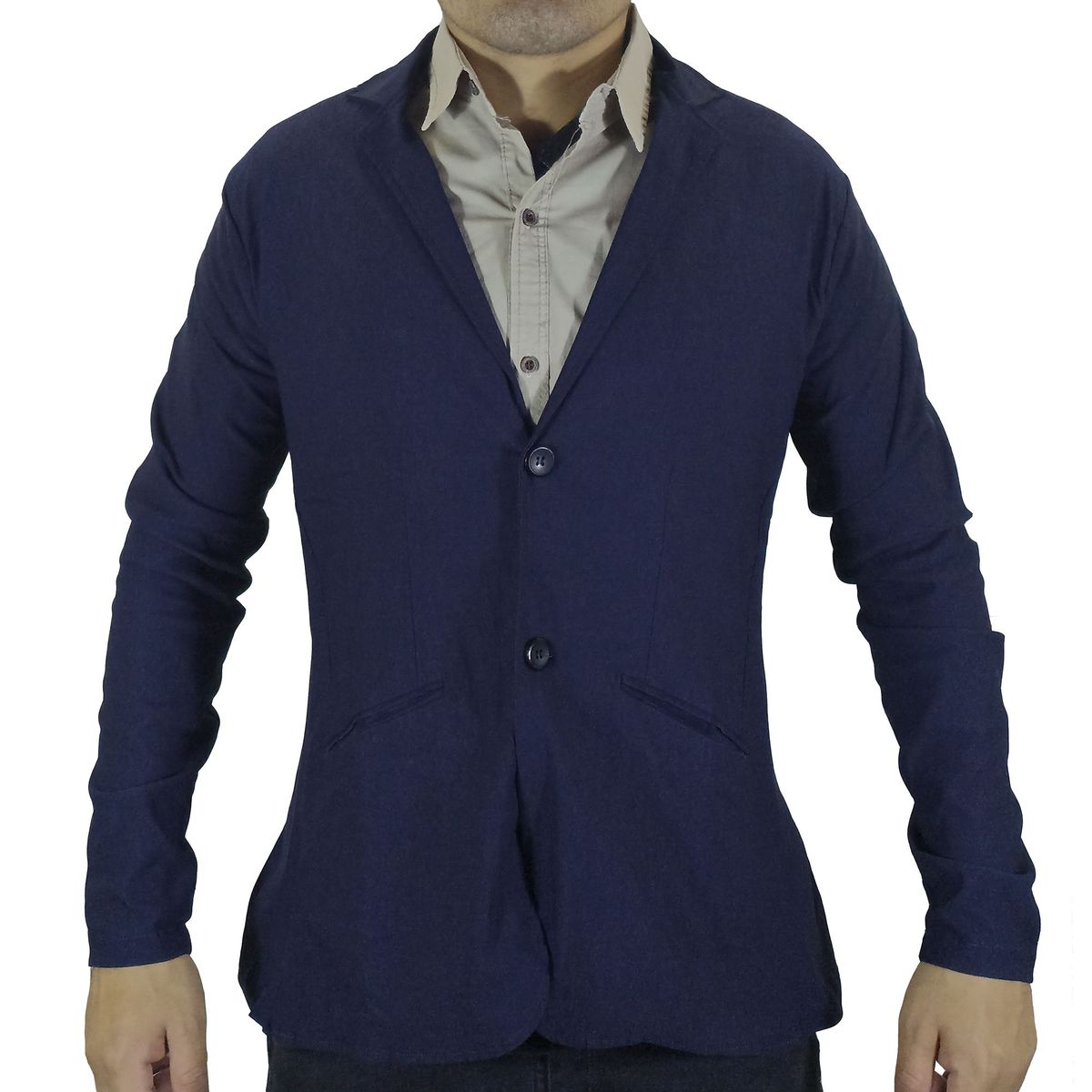 GENERICO - Blazer Hombre Denz - Azul