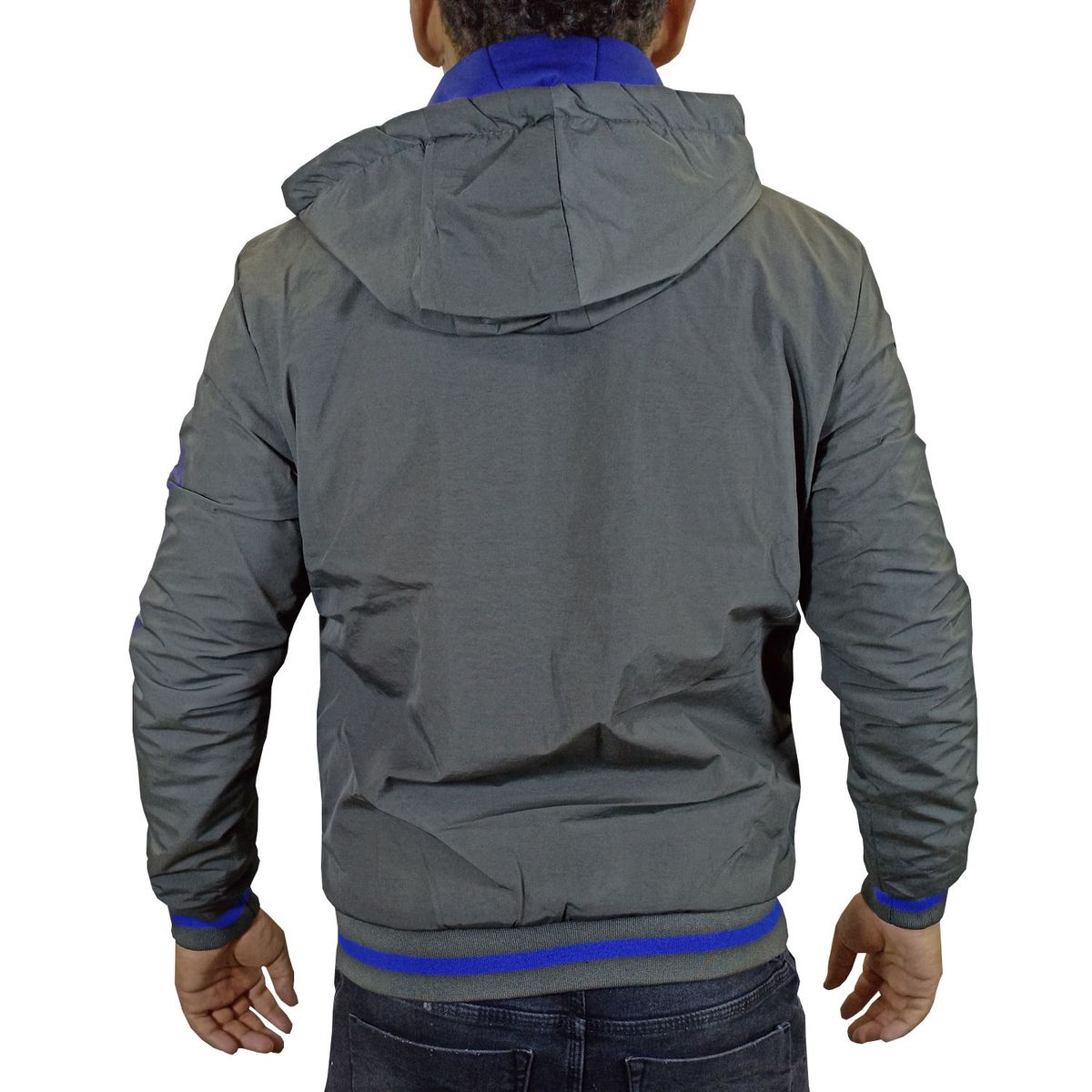 GENERICO - Casaca Térmica Hombre con audifonos - Plomo