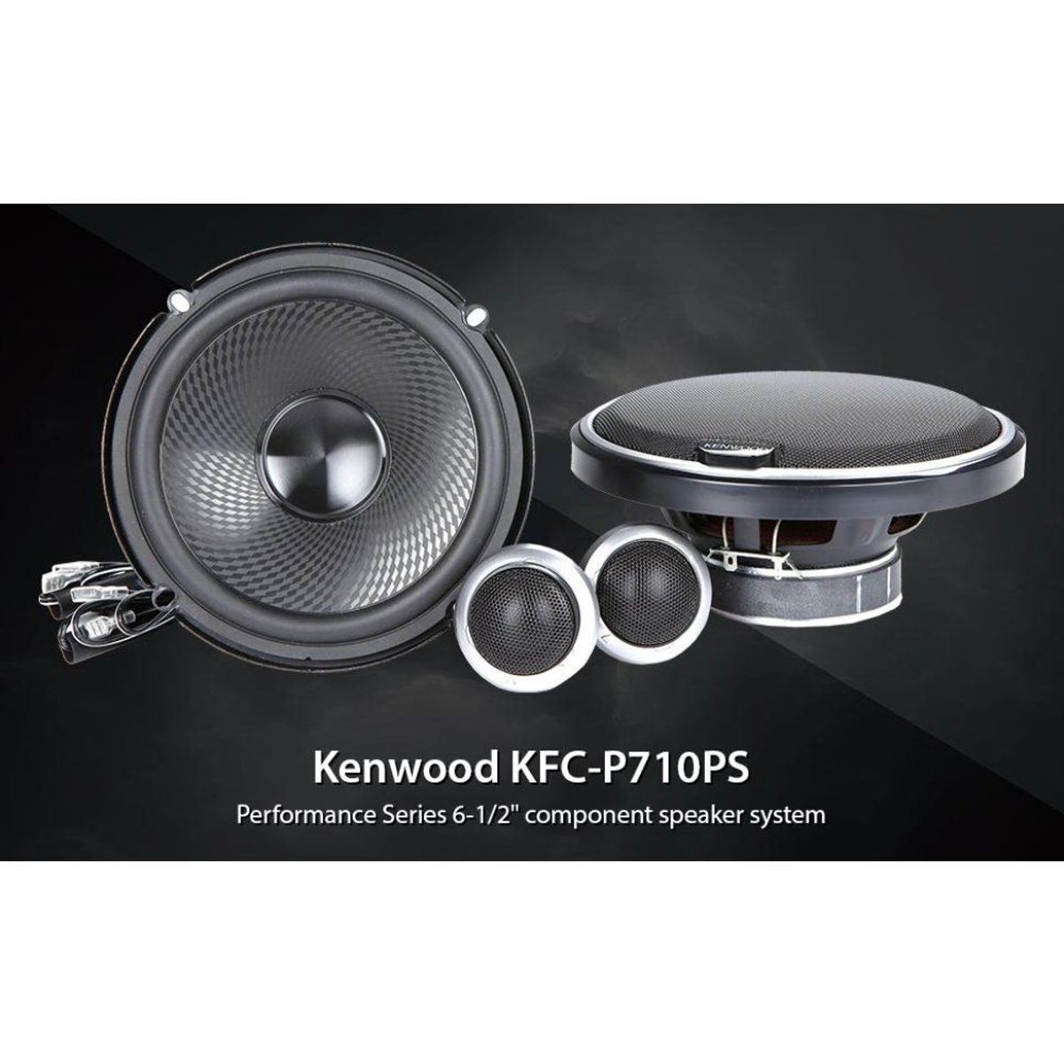 GENERICO - SET DE COMPONENTES KENWOOD KFC-P710PS - 2 VIAS 280WATTS