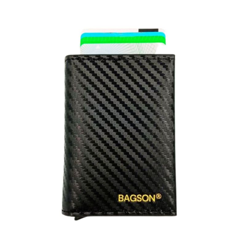 BAGSON - Billetera Tarjetero RFID con Cierre Imantado BAGSON