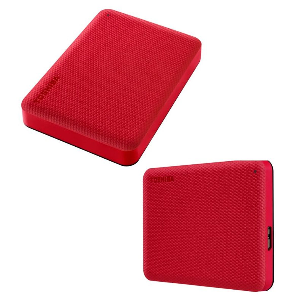 TOSHIBA - Disco duro externo 25 1TB CANVIO ADVANCE RED - V10