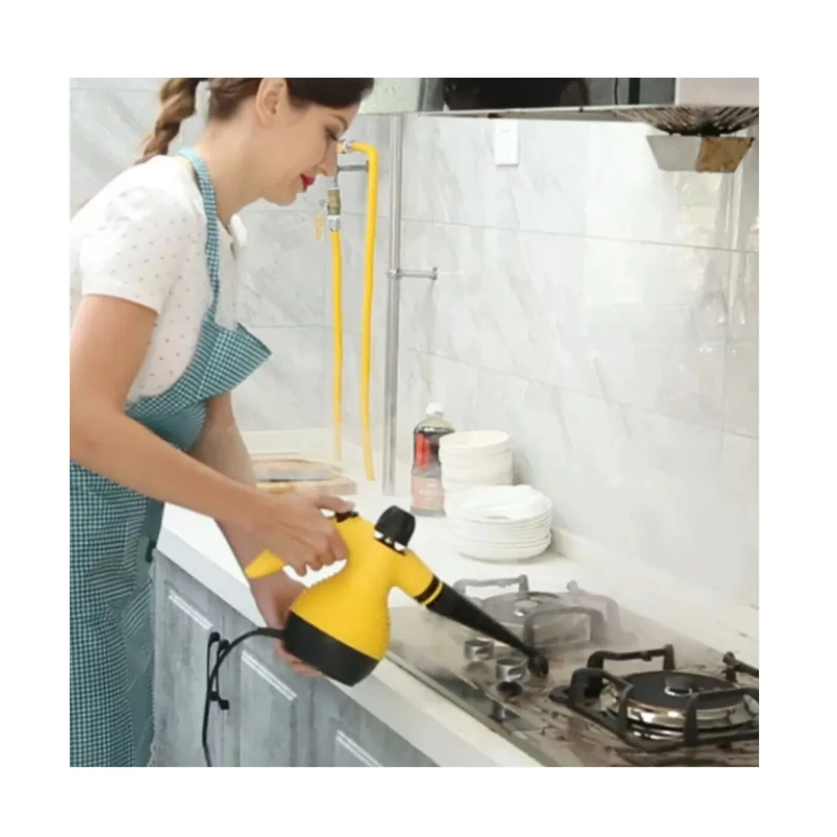 GENERICO - Limpiador a Vapor Portátil de 1000w Stream Cleanner  accesorios