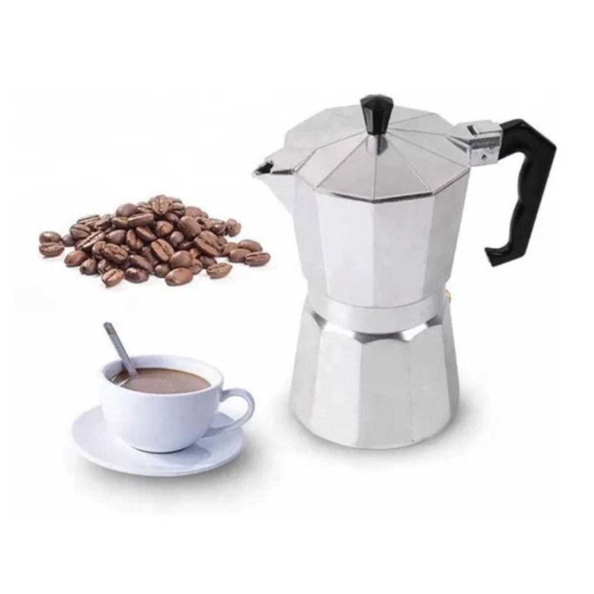 GENERICO - Cafetera Italiana Moka Spress 12 tazas