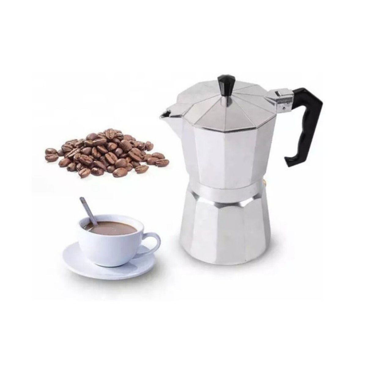 GENERICO - Cafetera Italiana Moka Spress 12 tazas