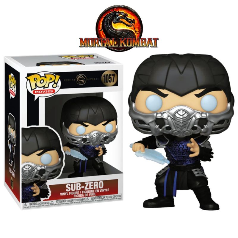 FUNKO - Funko Pop Sub Zero (Metálico) - Mortal Kombat 1057 MOVIES