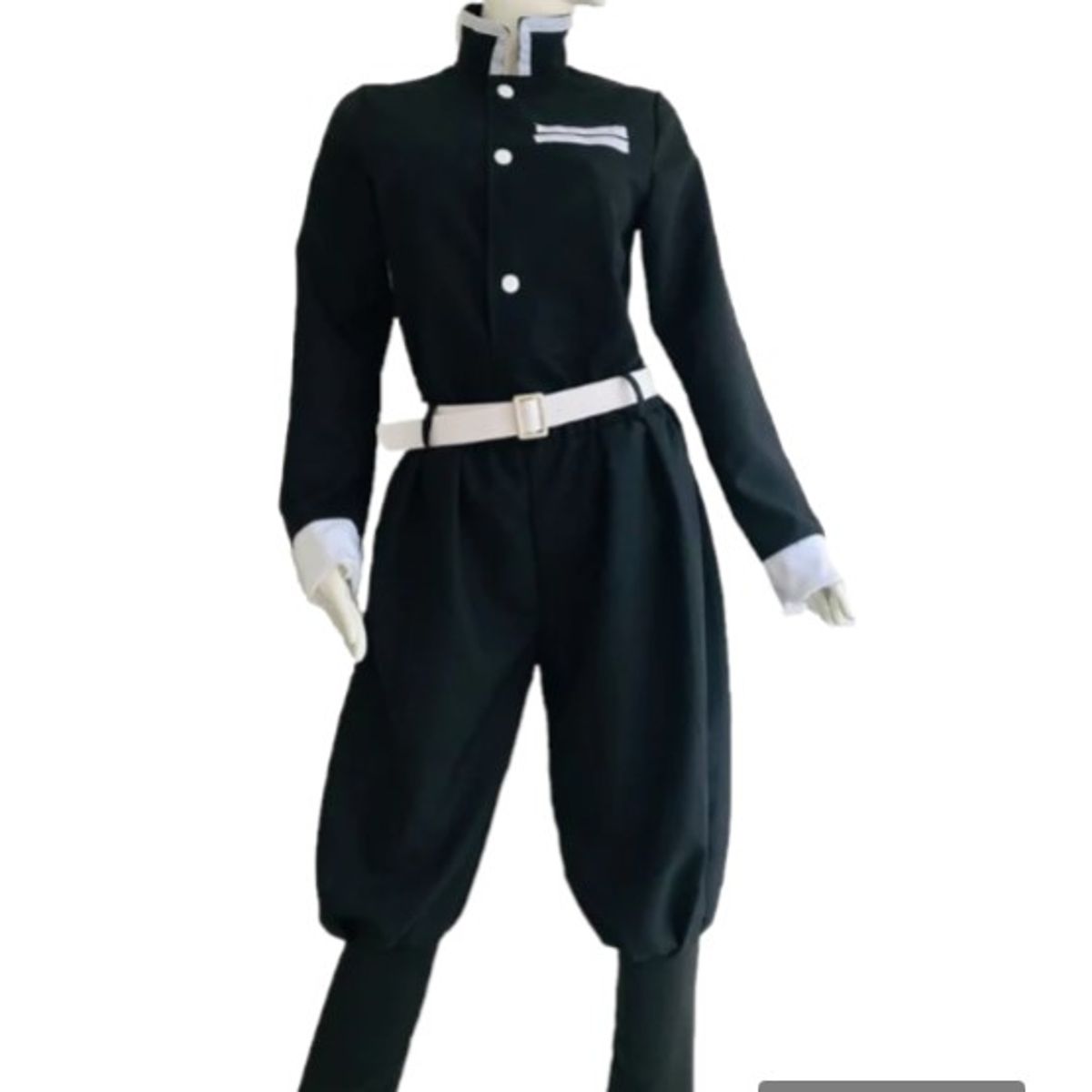 GENERICO - TRAJE DE CAZADOR DEMON SLAYER SACO PANTALON Y CINTURON - DJ MODAS