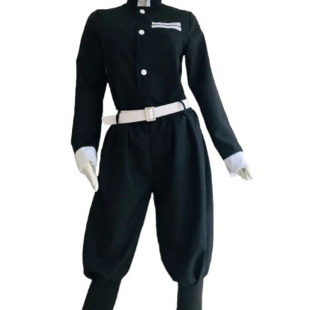 GENERICO - TRAJE DE CAZADOR DEMON SLAYER SACO PANTALON Y CINTURON - DJ MODAS