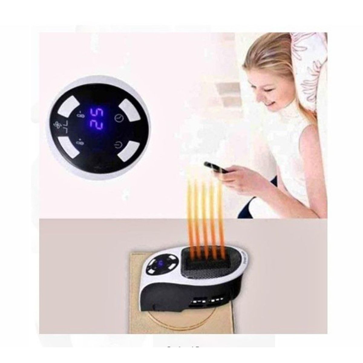 GENERICO - Calentador Electrico Control Remoto  Calidad