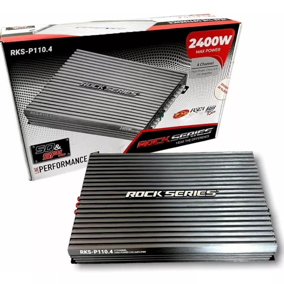 GENERICO - AMPLIFICADOR ROCK SERIES 2400WATTS - 4 CANALES