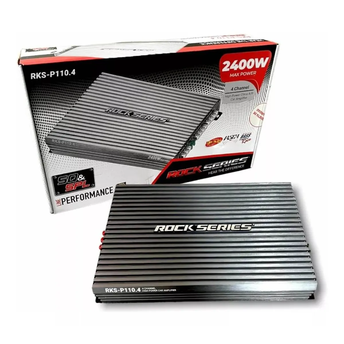 GENERICO - AMPLIFICADOR ROCK SERIES 2400WATTS - 4 CANALES