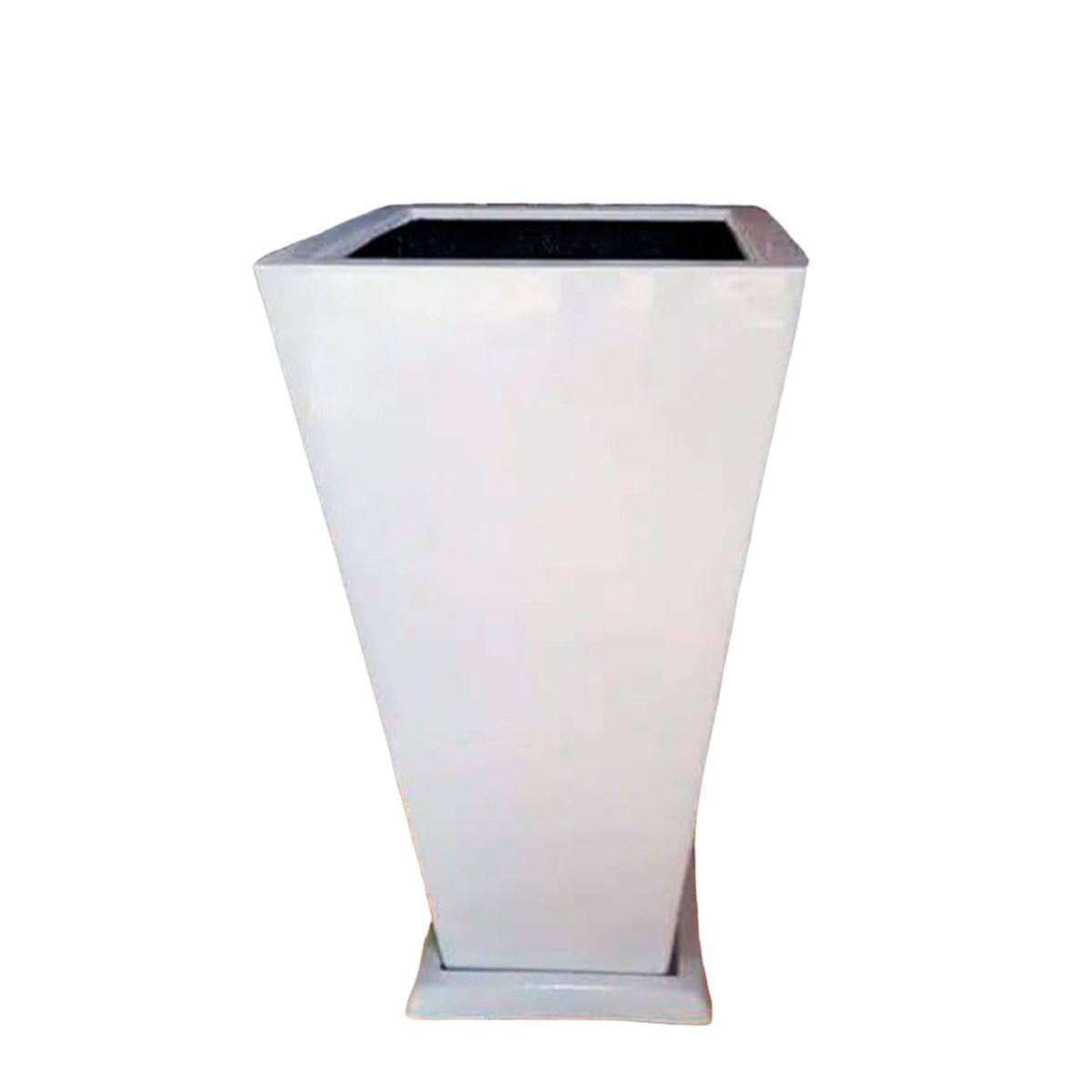 GENERICO - MACETA PIRAMIDE BLANCO 80X40CM