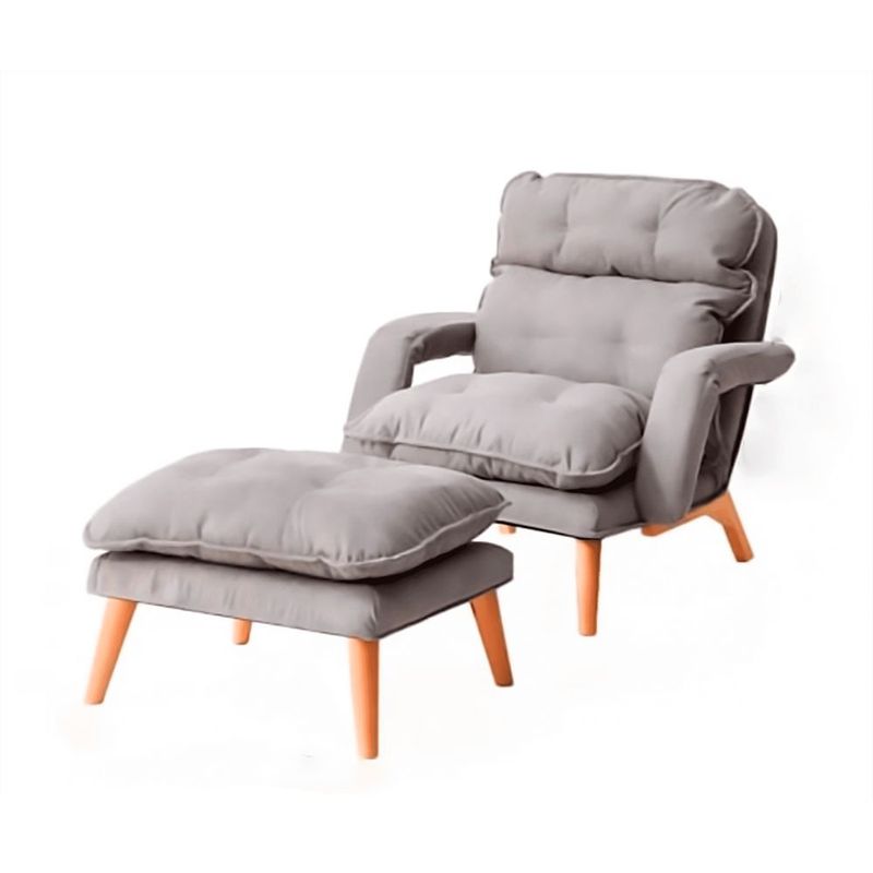 GENERICO - Sillon  Banqueta Lazy Living Furniture Gris Claro