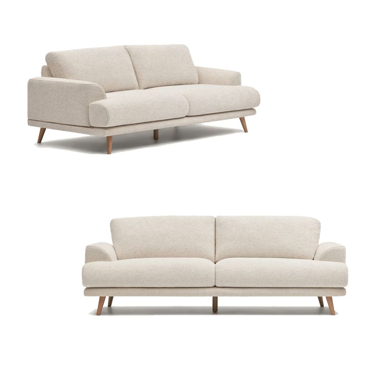 GENERICO - Juego de Sala 3 2 Belice Living Furniture Beige