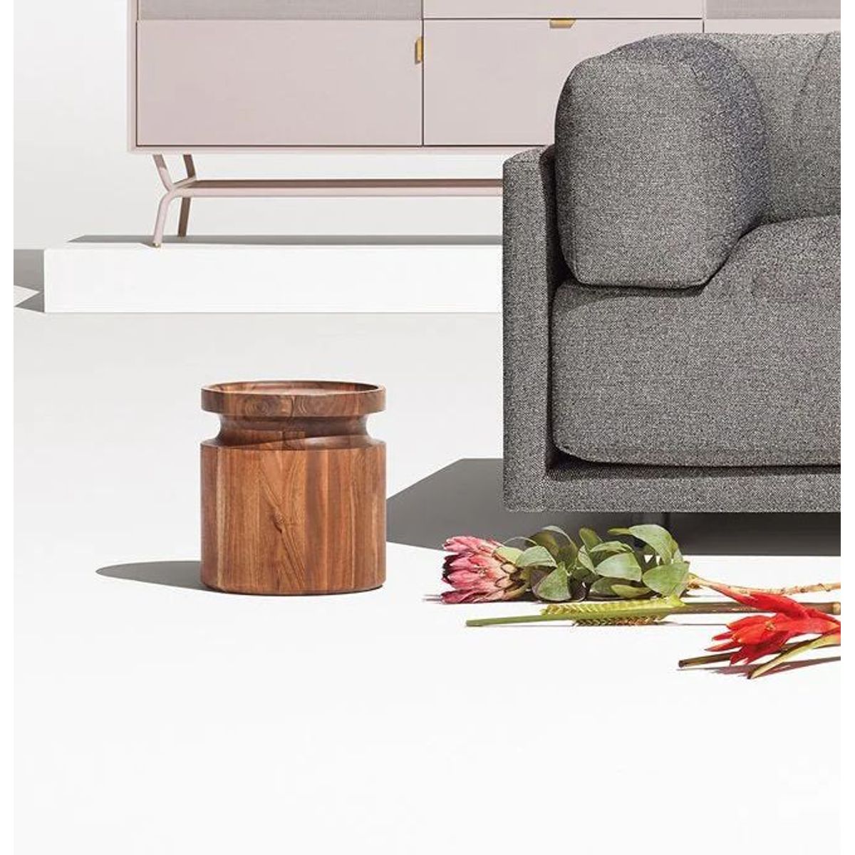 GENERICO - Mesa Auxiliar Low Living Furniture Marrón