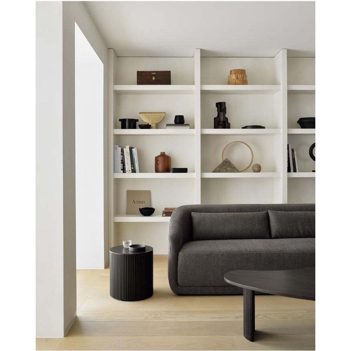 GENERICO - Mesa de Centro Roll Living Furniture Negro