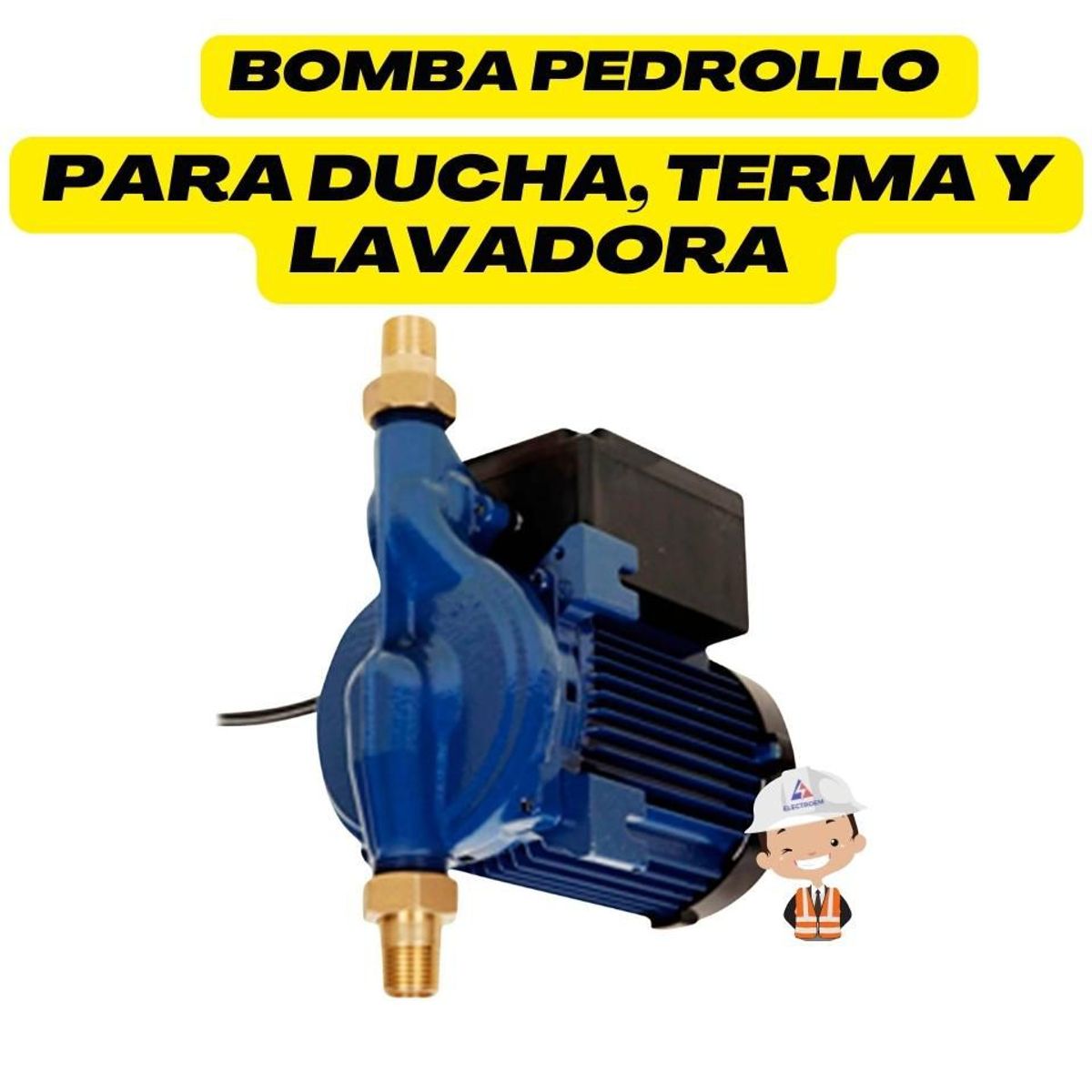GENERICO - BOMBA DE AGUA PARA TERMA DUCHA RAPIDUCHA LAVADORA AUMENTADORA DE PRESION