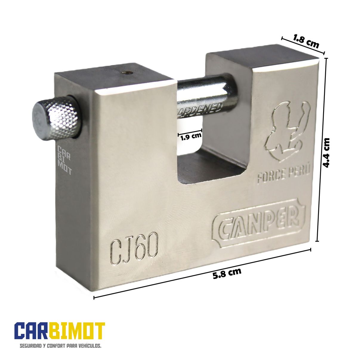 GENERICO - CANDADO JUMBO ANTIPALANCA ANTICIZALLA J60