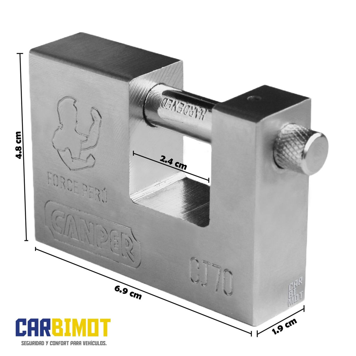 GENERICO - CANDADO ANTIPALANCA JUMBO ANTICIZALLA J70