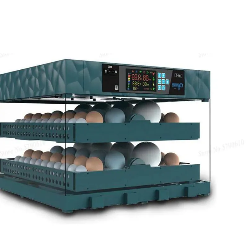 GENERICO - INCUBADORA AUTOMÁTICA DE 128 HUEVOS DUAL 220V-12V JERSIMPORT