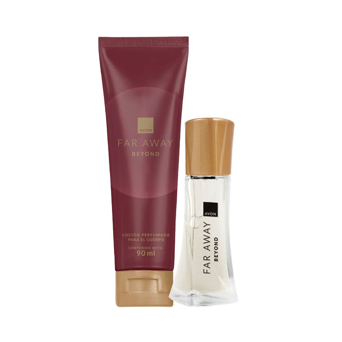 AVON - Far Away Beyond Mini Perfume de Mujer con Hidratante