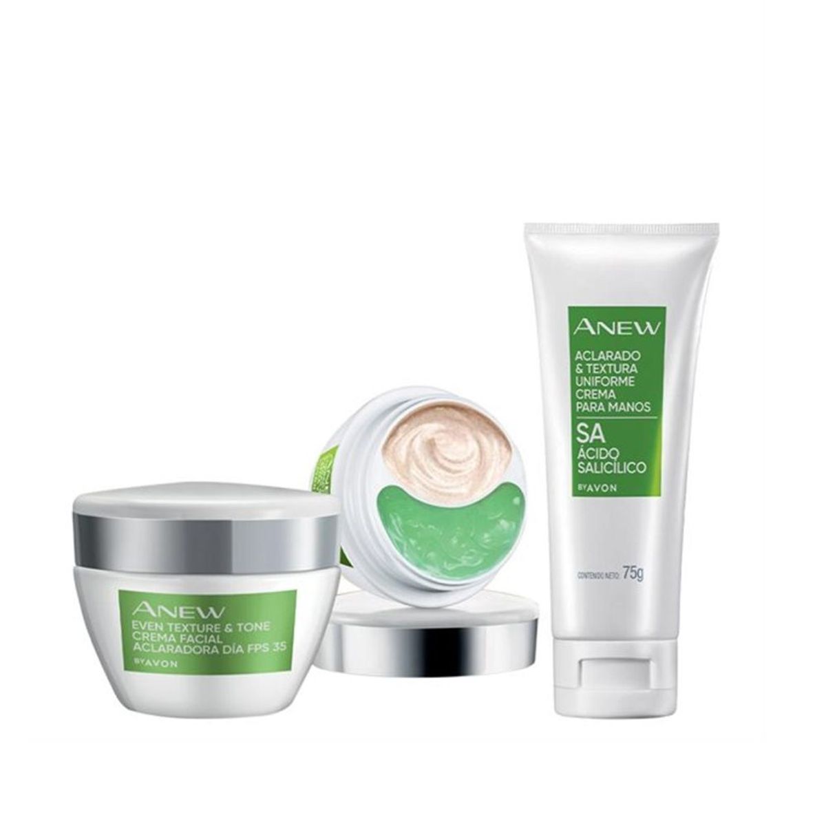 AVON - Set Aclarador Anew Clinical Crema Rostro Ojos y Manos