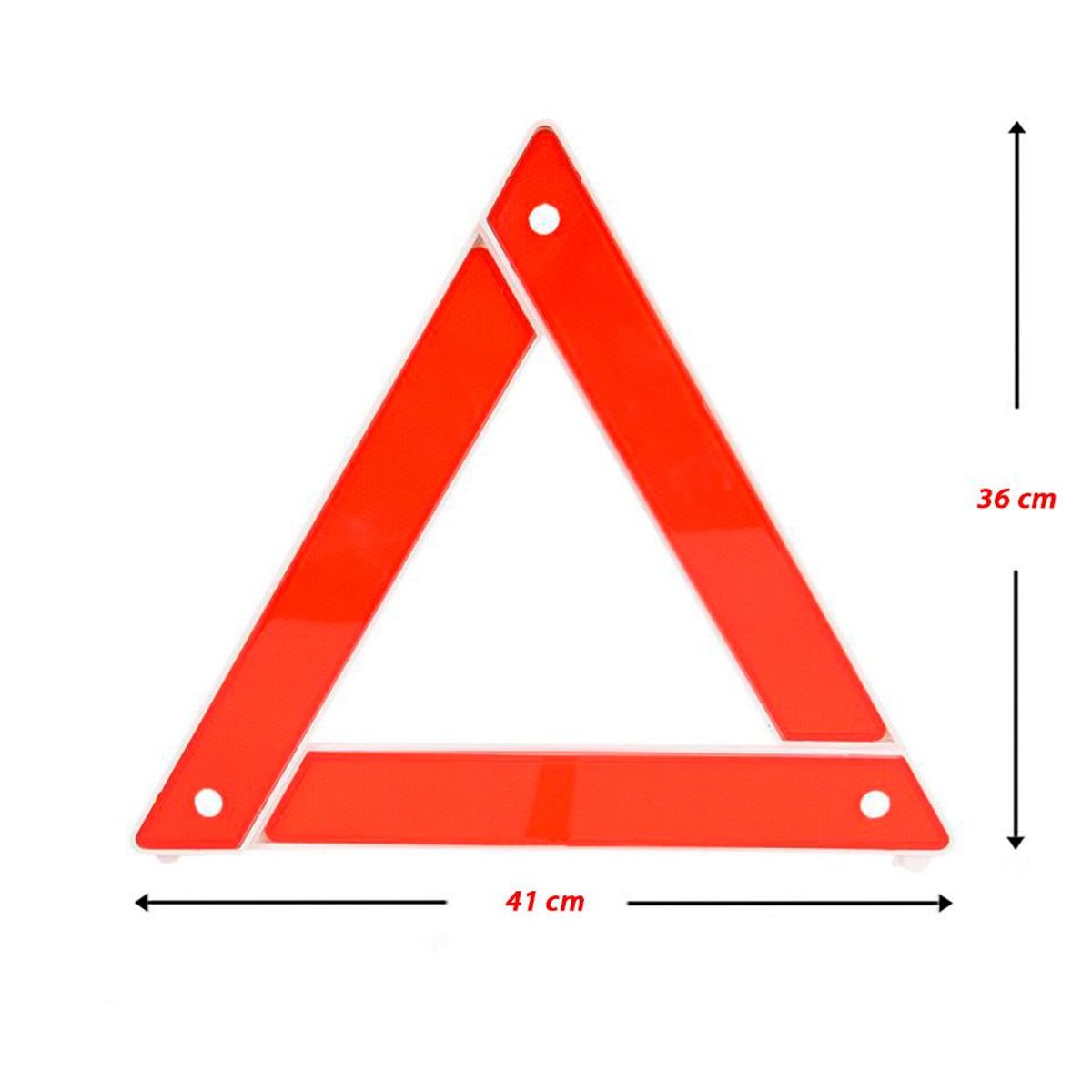 GENERICO - Triangulo Emergencia Vial X2 UniReflectivo AutoSeparador