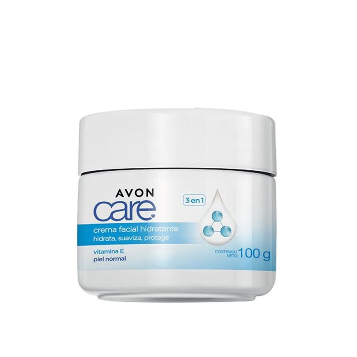 AVON - Crema Facial Con Vitamina E Piel Normal Avon Care 3 en 1 100g