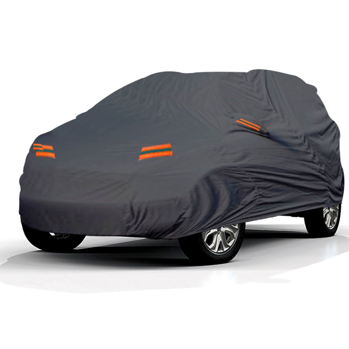 TECGO - PROTECTOR CUBIERTA FUNDA COBERTOR TIPO FORD ECO SPORT GRIS