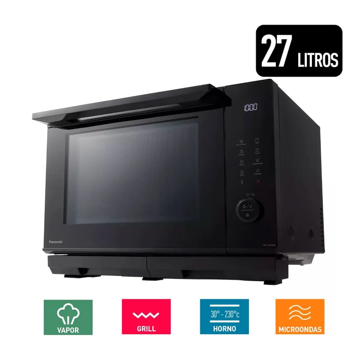 PANASONIC - Horno Multifunción Panasonic 4 en 1 DS59 27L Negro