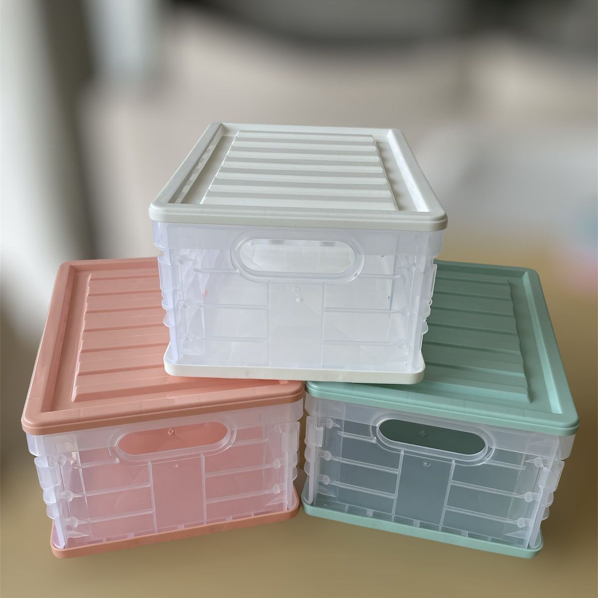 GENERICO - Caja de almacenamiento plegable Mini Verde