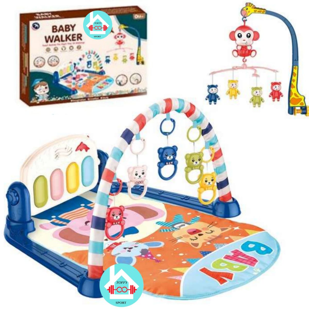 BEBE - Gimnasio para bebe CON Móvil musical para bebe